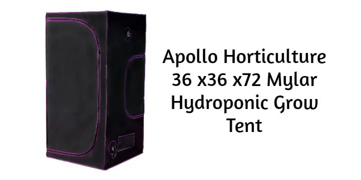 Apollo Horticulture 36 x36 x72 Mylar Hydroponic Grow Tent